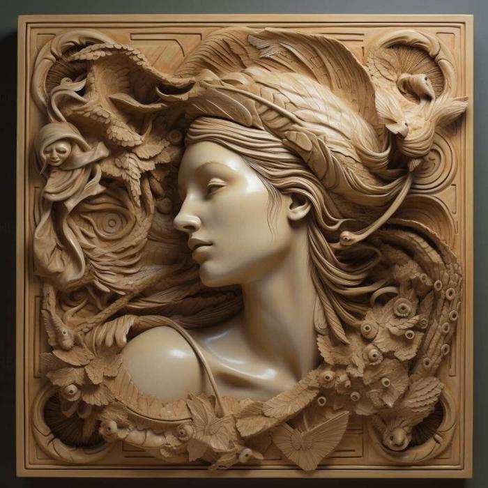 نموذج ثلاثي الأبعاد لآلة CNC 3D Art 